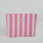 Charger l'image dans la galerie, Trousse de maquillage rayee Ciao Bella - rose 
