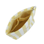 Load image into Gallery viewer, Ciao Bella Striped Cosmetic Bag - Yellow
