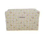 Charger l'image dans la galerie, Trousse de maquillage floral Ciao Bella - jaune 
